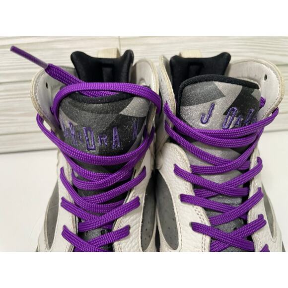 Nike Air Jordan 7 Retro Flint 2021 Grey White Men's Size 11.5 - Picture 4 of 15